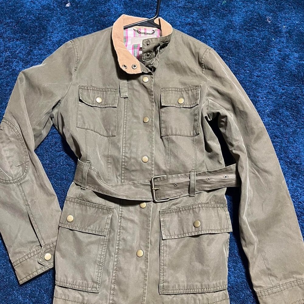 Banana Republic Tan Utility Jacket with Belt